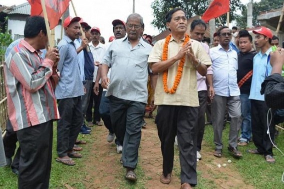 MP Jitenâ€™s campaign in full swing across South Tripura